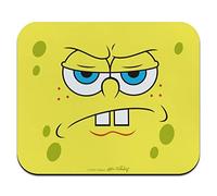 Spongebob Angry Face - Alfombrilla de ratón fina de perfil bajo