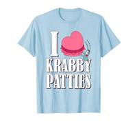 Spongebob I Heart Krabby Patties Plankton Valentine's Day Camiseta