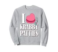 Spongebob I Heart Krabby Patties Plankton Valentine's Day Sudadera