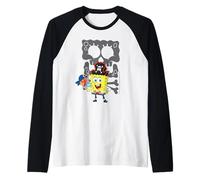 Spongebob Movie (2025) Spongebob and Garry Camiseta Manga Raglan