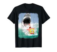 Spongebob Patrick Shocked Shark Camiseta