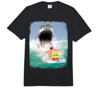 Spongebob Patrick Shocked Shark Comfort Colors Adult Heavyweight T-Shirt