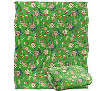 Spongebob Spongebob Christmas Pattern Silky Touch Super Soft Throw Blanket 152 X 127 Cm