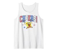 Spongebob Squarepants 4th of July Cheers! Red White & Blue Camiseta sin Mangas