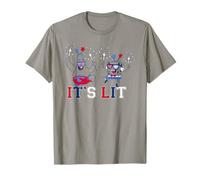 Spongebob Squarepants 4th of July It's Lit Patriotic Party Camiseta