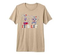 Spongebob Squarepants 4th of July It's Lit Patriotic Party Camiseta Premium