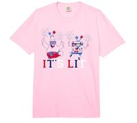 Spongebob Squarepants 4th of July It's Lit Patriotic Party Comfort Colors Adult Heavyweight T-Shirt