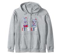 Spongebob Squarepants 4th of July It's Lit Patriotic Party Sudadera con Capucha