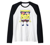 Spongebob Squarepants 4th of July Patriotic Shades Camiseta Manga Raglan