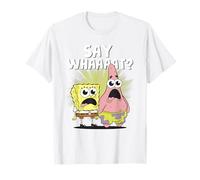 Spongebob Squarepants and Patrick Say What Camiseta