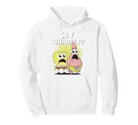 Spongebob Squarepants and Patrick Say What Sudadera con Capucha