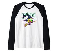 Spongebob Squarepants Bad Witch Funny Camiseta Manga Raglan