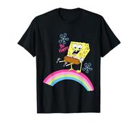 Spongebob Squarepants Be Happy Rainbow Camiseta