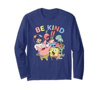 Spongebob Squarepants Be Kind Bikini Bottom Crew Manga Larga