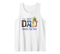 SpongeBob SquarePants Best Dad Under the Sea Cartoon Camiseta sin Mangas