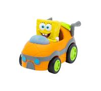 SPONGEBOB SQUAREPANTS Bob Esponja | Bikini Bottom Boaters Rev Up Racers - Pack 2 Vehículos con Figuras de Bob Esponja y Patricio - Juguetes sin Pilas a Fricción - para Niños 3+ - Nickelodeon