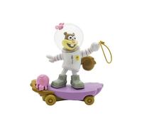 SPONGEBOB SQUAREPANTS Bob Esponja | Deslizador de Caza Medusas Arenita - Juguete sin Pilas con Figura y Red - 13 cm - para Niños 3+ - Nickelodeon