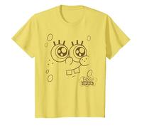 Spongebob Squarepants Bob Esponja Face Camiseta, Niños, Limón, 2 años