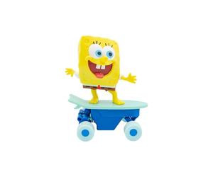 SPONGEBOB SQUAREPANTS Bob Esponja | Vehículo Teledirigido Surf - Mando en Forma de Tabla - Figura Oficial - Juguete Infantil 5+ - Nickelodeon