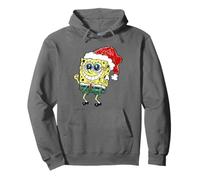 Spongebob Squarepants Christmas Jolly and Hyped Santa Sketch Sudadera con Capucha