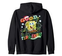 Spongebob Squarepants Christmas Lights Tangle Sudadera con Capucha