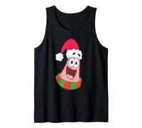 Spongebob Squarepants Christmas Santa Hat Patrick Camiseta sin Mangas