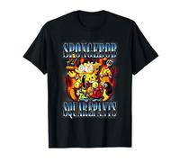 Spongebob Squarepants Cool Street Art Abstract Bob and Gary Camiseta