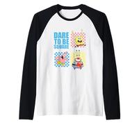 Spongebob Squarepants Dare To Be Square Camiseta Manga Raglan