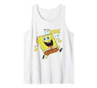 Spongebob Squarepants Dare To Be Square Happy Camiseta sin Mangas