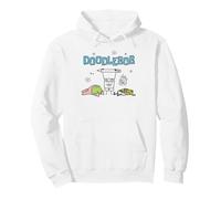 Spongebob Squarepants DoodleBob Front and Back Cartoon Sudadera con Capucha