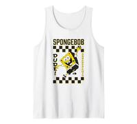 Spongebob Squarepants Dude! Checker Pattern Vintage Poster Camiseta sin Mangas