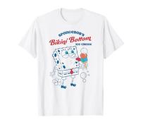 Spongebob Squarepants Enjoying The Bikini Bottom Ice Cream Camiseta