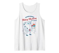 Spongebob Squarepants Enjoying The Bikini Bottom Ice Cream Camiseta sin Mangas