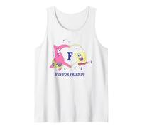 SpongeBob SquarePants F is for Friends Heart Cartoon Camiseta sin Mangas