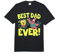 Spongebob Squarepants Father's Day Best Dad Ever Comfort Colors Adult Heavyweight T-Shirt