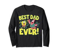 Spongebob Squarepants Father's Day Best Dad Ever Manga Larga