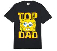 Spongebob Squarepants Father's Day Top Dad Sponge Face Comfort Colors Adult Heavyweight T-Shirt