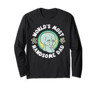 Spongebob Squarepants Father's Day World'S Most Handsome Dad Manga Larga