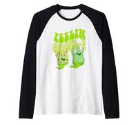 Spongebob Squarepants Feeling Spooky Camiseta Manga Raglan