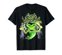 Spongebob Squarepants Flying Dutchman Neon Green & Lightning Camiseta