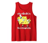 SpongeBob SquarePants Funny Meme Style Cartoon Camiseta sin Mangas