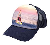 Spongebob Squarepants Gorra de Camionero, Gorra de béisbol Ajustable Patrick Star, Azul Marino, Talla única, Marino, Talla única