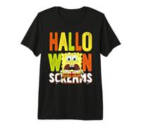 Spongebob Squarepants Halloween Screams Camiseta Premium