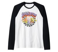 Spongebob Squarepants Halloween Welcome to Boo-Kini Bottom Camiseta Manga Raglan
