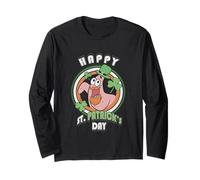 Spongebob Squarepants Happy St. Patrick's Day Manga Larga