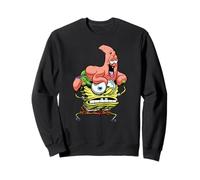 Spongebob Squarepants Holding Patrick Retro Shot Sudadera