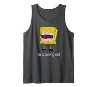 Spongebob Squarepants I'm Crashing out Meme Funny Cartoon Camiseta sin Mangas