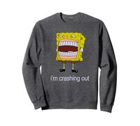 Spongebob Squarepants I'm Crashing out Meme Funny Cartoon Sudadera