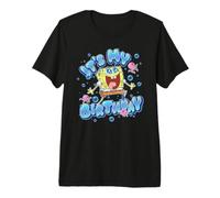 Spongebob Squarepants It's My Birthday Bold Bubble Letters Camiseta Premium