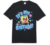 Spongebob Squarepants It's My Birthday Bold Bubble Letters Comfort Colors Adult Heavyweight T-Shirt